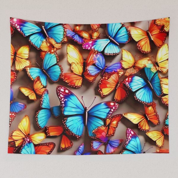 Item preview, Vibrant Butterfly Art designed and sold by Health And Fitness Posts e-Store.