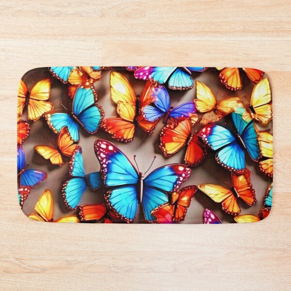Item preview, Vibrant Butterfly Art designed and sold by Health And Fitness Posts e-Store.