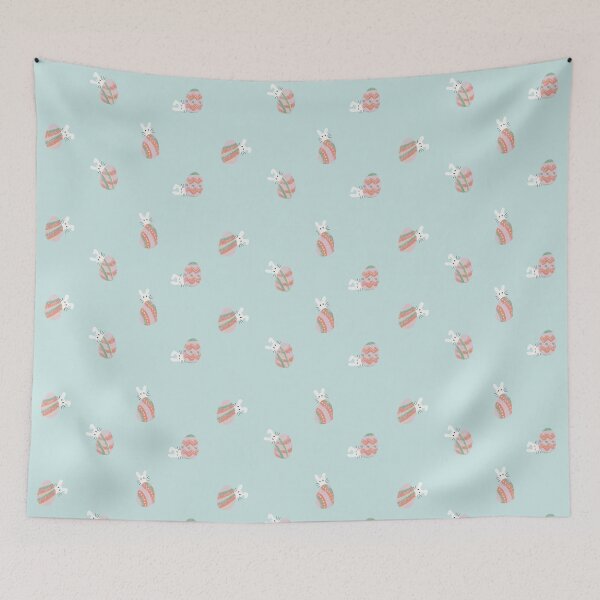Item preview, Bunny with Easter egg turquoise designed and sold by Koolmees.
