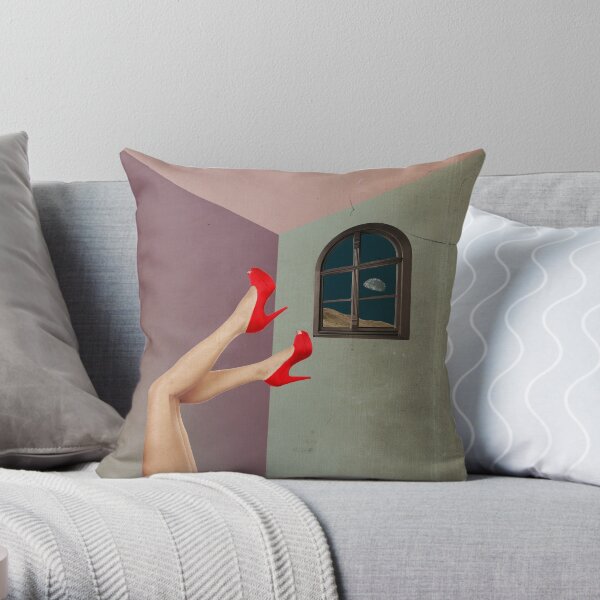 Color Chaos Collection -- Inboxed Throw Pillow