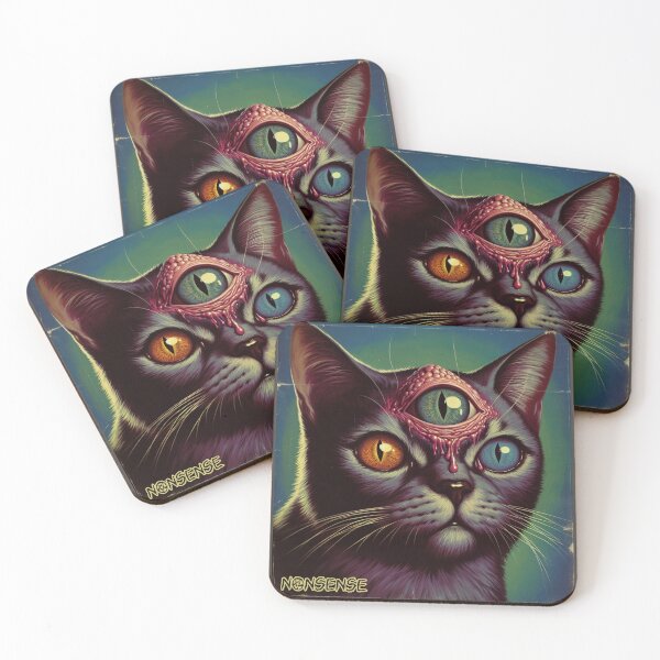 Item preview, third eye cat designed and sold by Mlaniel.
