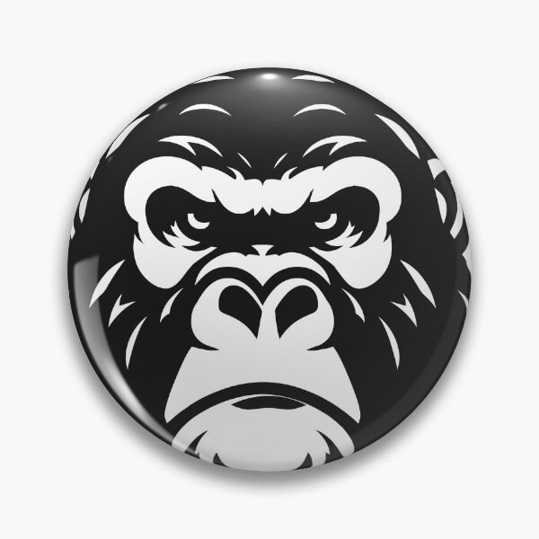 Item preview, Majestic Primate - Gorilla's Regal Visage designed and sold by Apex-Ape.
