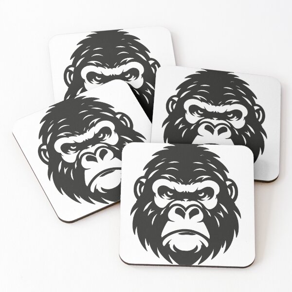 Item preview, Majestic Primate - Gorilla's Regal Visage designed and sold by Apex-Ape.