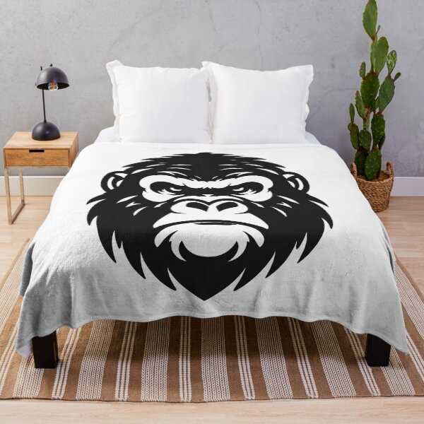Item preview, Majestic Primate - Gorilla's Regal Visage designed and sold by Apex-Ape.