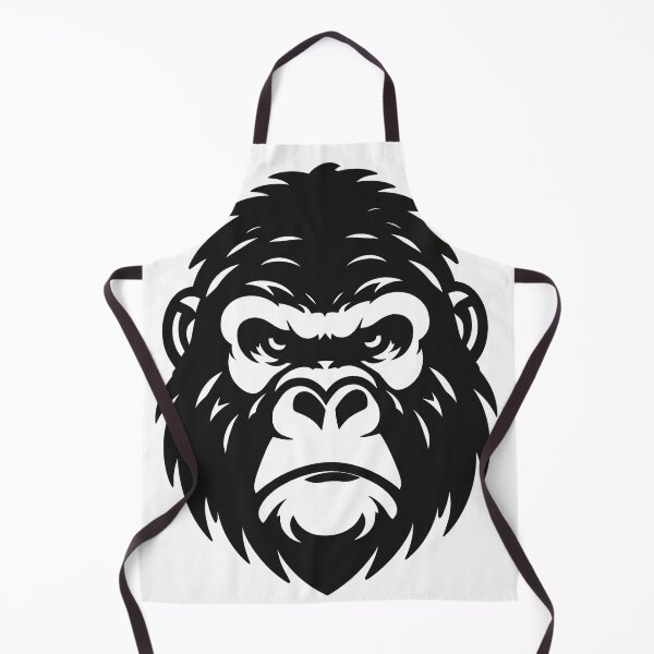 Item preview, Majestic Primate - Gorilla's Regal Visage designed and sold by Apex-Ape.