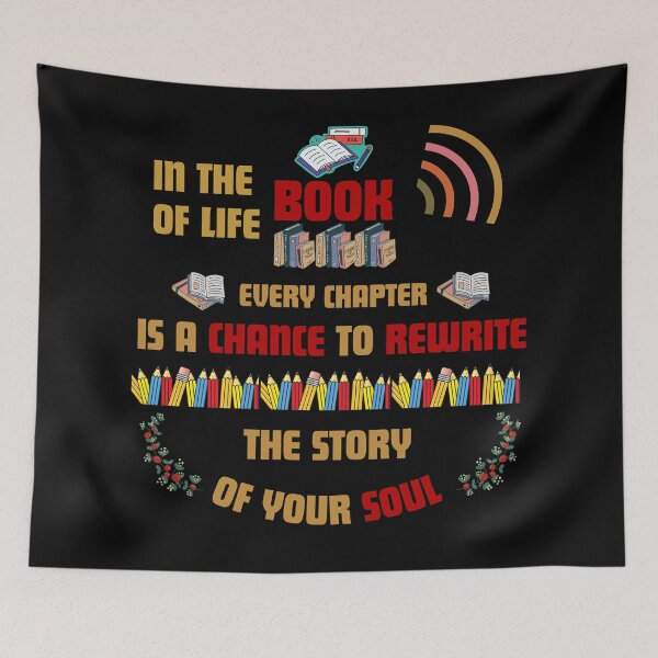 Item preview, Quotes About Life: In the book of life, every chapter is a chance to rewrite the story of your soul designed and sold by MilkyBerryShop.