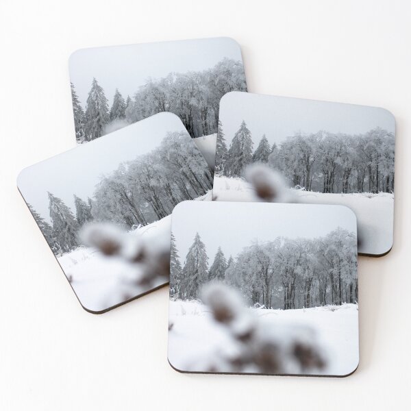 Item preview, Hoarfrost covers forest designed and sold by rhosbahu.