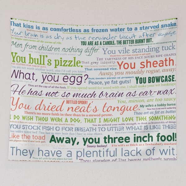 Item preview, Shakespeare Insults designed and sold by Montage-Madness.