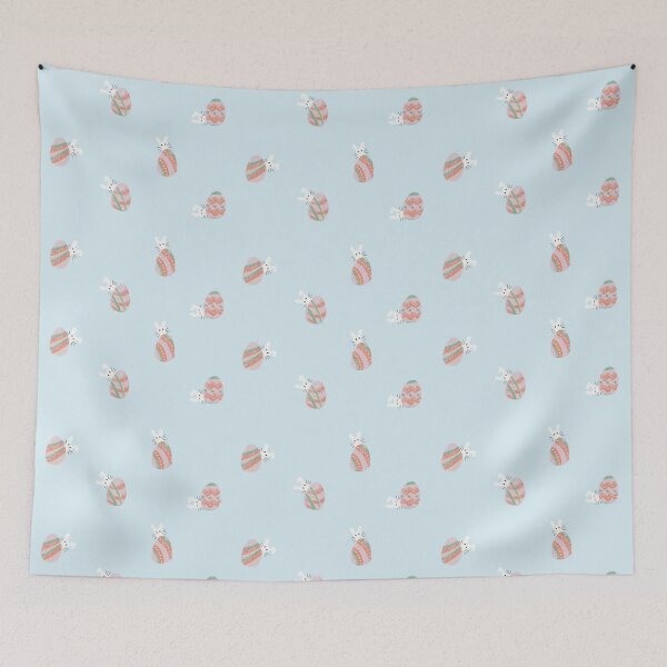 Item preview, Bunny with Easter egg blue designed and sold by Koolmees.