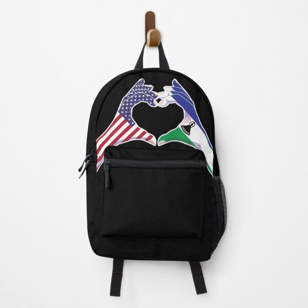 Item preview, Lesotho Lesothan USA United States American America Love Heart Peace designed and sold by FlagX.