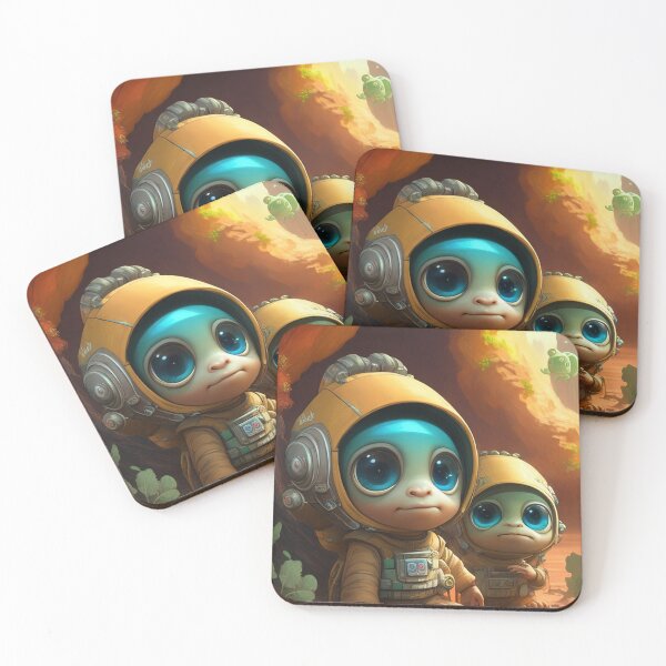 Item preview, Little Alien Cute, space, kids, mini, galaxy, extraterrestrial designed and sold by Cyber Kids.