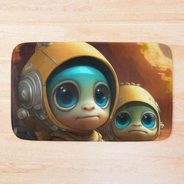 Item preview, Little Alien Cute, space, kids, mini, galaxy, extraterrestrial designed and sold by Cyber Kids.