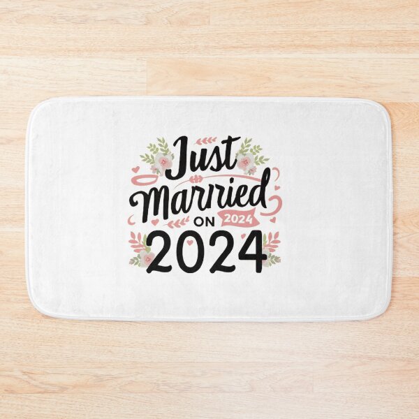 Item preview, just married on 2024 ,Wedding gift  ,gift idea  designed and sold by masteryStore.