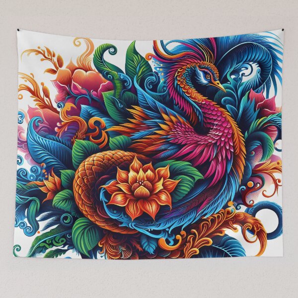 Item preview, Phoenix Flourish: A Resplendent Emblem of Rebirth designed and sold by Vitalka-uk.