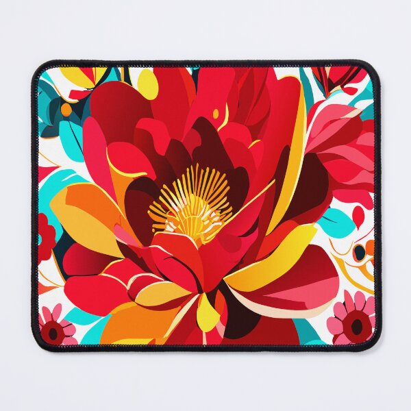 Item preview, Scarlet Bloom: A Garden's Embrace" designed and sold by AgarutanPrint.