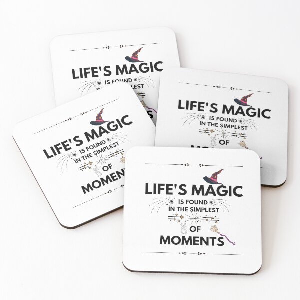 Item preview, Quotes About Life: Life's magic is found in the simplest of moments designed and sold by MilkyBerryShop.