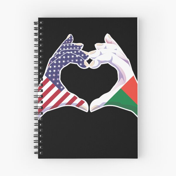 Item preview, Madagascar Malagasy USA United States American America Love Heart Peace designed and sold by FlagX.
