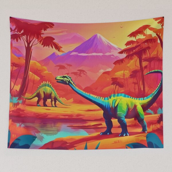 Item preview, Nature's Vibrant Dinosaurs designed and sold by Health And Fitness Posts e-Store.