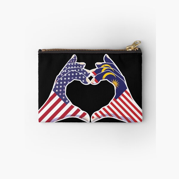 Item preview, Malaysia Malaysian USA United States American America Love Heart Peace designed and sold by FlagX.