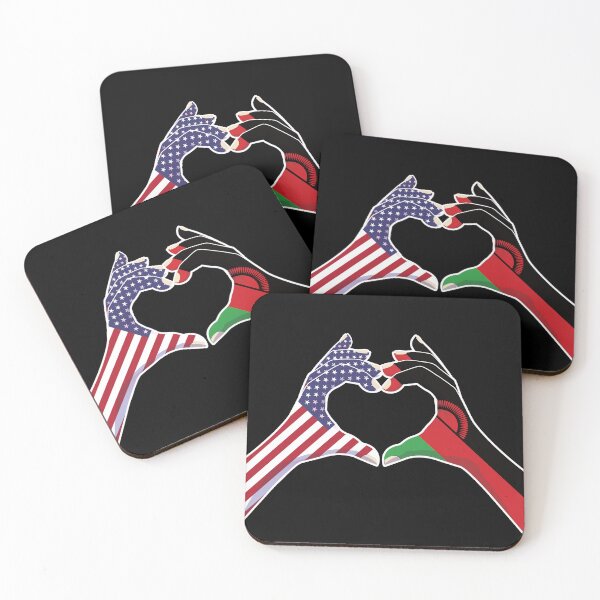 Item preview, Malawi Malavian USA United States American America Love Heart Peace designed and sold by FlagX.