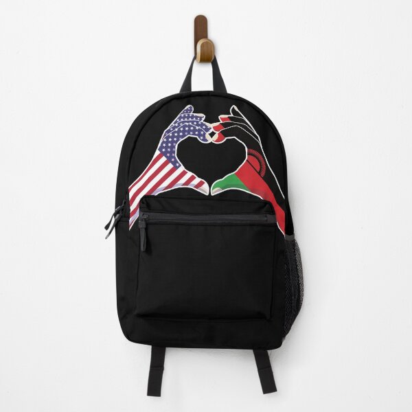 Item preview, Malawi Malavian USA United States American America Love Heart Peace designed and sold by FlagX.
