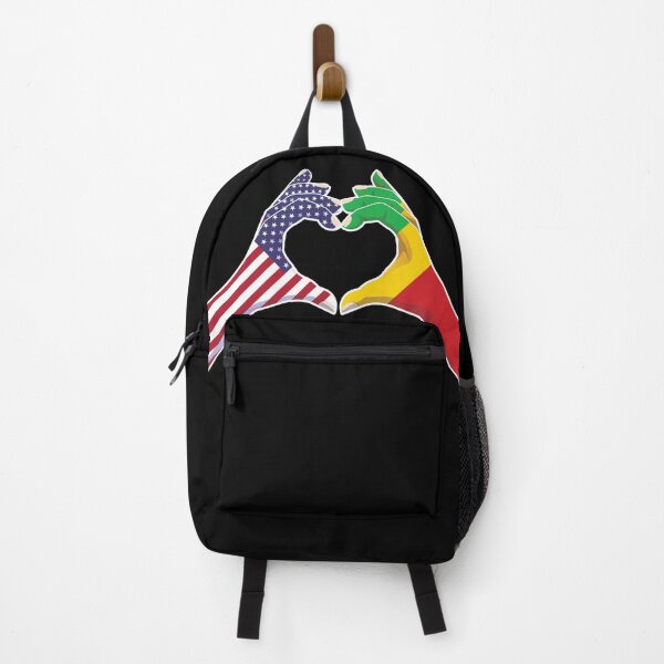 Item preview, Mali Malian USA United States American America Love Heart Peace designed and sold by FlagX.