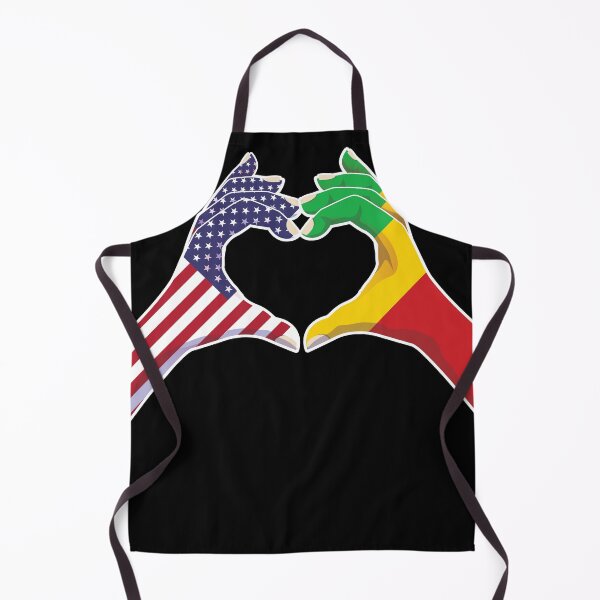 Item preview, Mali Malian USA United States American America Love Heart Peace designed and sold by FlagX.
