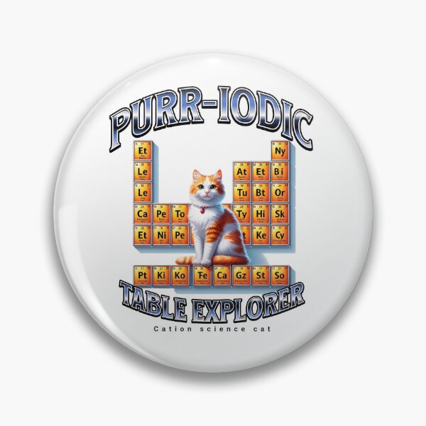 Item preview, Cation science cat - Purr-iodic table explorer designed and sold by JansenGS.
