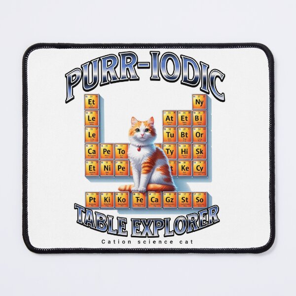Item preview, Cation science cat - Purr-iodic table explorer designed and sold by JansenGS.