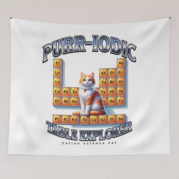 Item preview, Cation science cat - Purr-iodic table explorer designed and sold by JansenGS.
