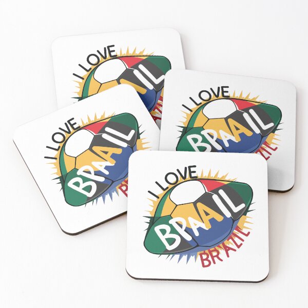 Item preview, i love brazil football designed and sold by StellarValor.