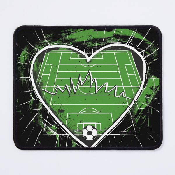 Item preview, soccer heartbeat designed and sold by SplashPixel.