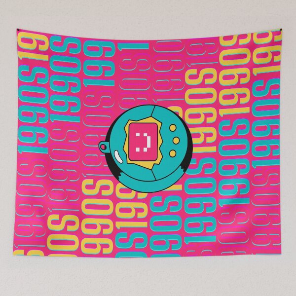 Item preview, 1990s retro design 27 - OG Pink Background designed and sold by PunjabanJatti.
