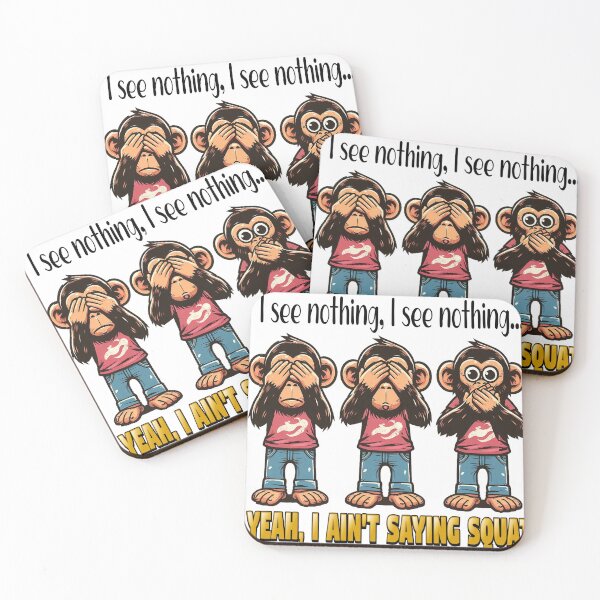 Item preview, I see nothing, I see nothing... Yeah, I ain't saying squat designed and sold by PoliTeeIncorrec.