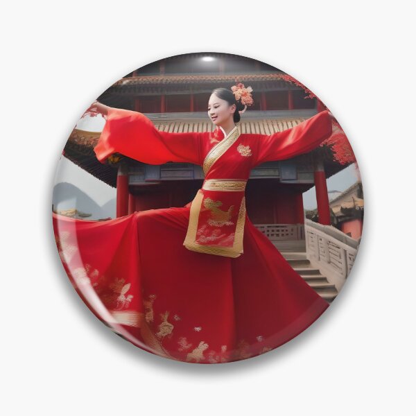 Item preview, DANCING CHINESE LADY designed and sold by PIGCASSOSAIART.