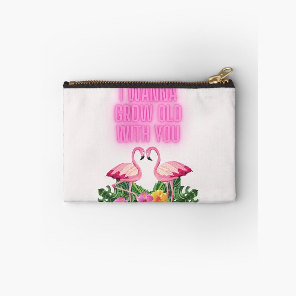 Item preview, flamingo t-shirt,I wanna grow old with you T-Shirts,Wildlife pattern T-shirts, cute pattern T-shirts, nature pattern T-shirts designed and sold by MissCirce1993.