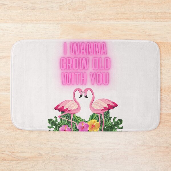 Item preview, flamingo t-shirt,I wanna grow old with you T-Shirts,Wildlife pattern T-shirts, cute pattern T-shirts, nature pattern T-shirts designed and sold by MissCirce1993.