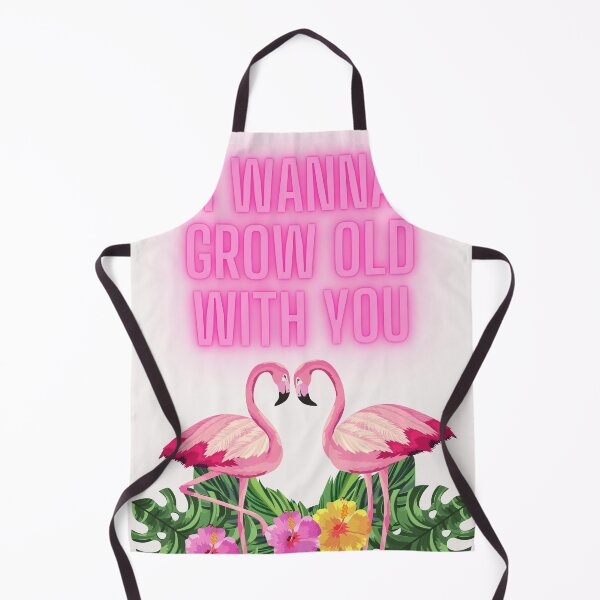 Item preview, flamingo t-shirt,I wanna grow old with you T-Shirts,Wildlife pattern T-shirts, cute pattern T-shirts, nature pattern T-shirts designed and sold by MissCirce1993.