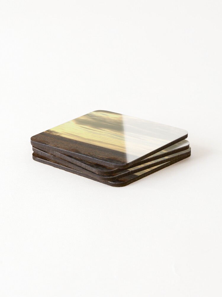 Thumbnail 4 of 5, Coasters (Set of 4), Sunset Field designed and sold by Riddick4x5.