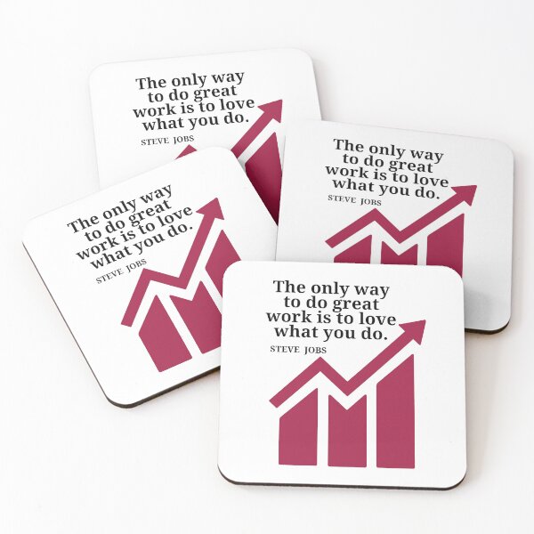 Item preview, Steve Jobs, The only was to great work is to love what you do  designed and sold by ChiWellness Shop.