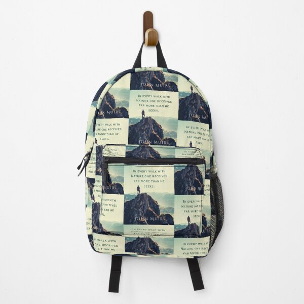 Item preview, John Muir quote: In every walk with nature one receives far more than he seeks. designed and sold by artbleed.