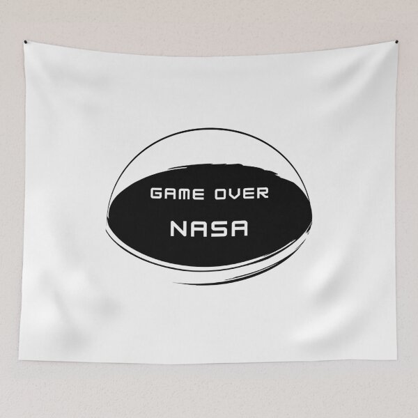 Item preview, Nasa, Hoax, Nasa Lies, Flat Earth, Game Over. designed and sold by Aquillashop.