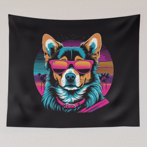 Item preview, Canine glasses the magical tool that transforms the everyday into a stylish experience, with each vision being a fashion revelation designed and sold by Pulsant  Paintings.