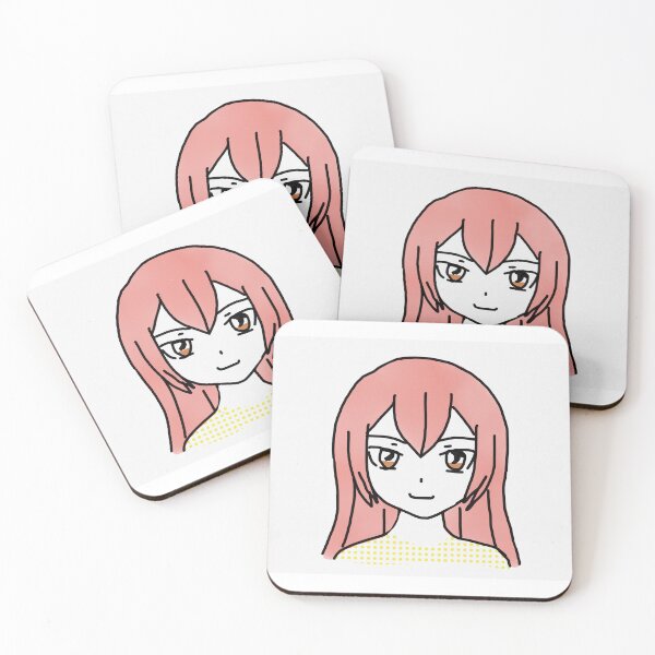 Item preview, Summer anime girl with red hair and brown eyes. designed and sold by ArabellaSharma.