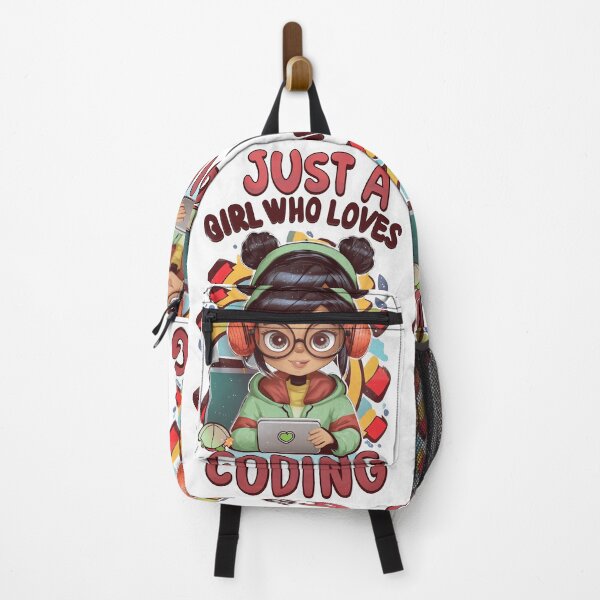 Item preview, Just a girl who loves coding designed and sold by StoreXlk.