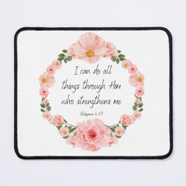 Item preview,  I can do all things through Him who strengthens me; Philippians 4:13 designed and sold by SacredSoulCraft.
