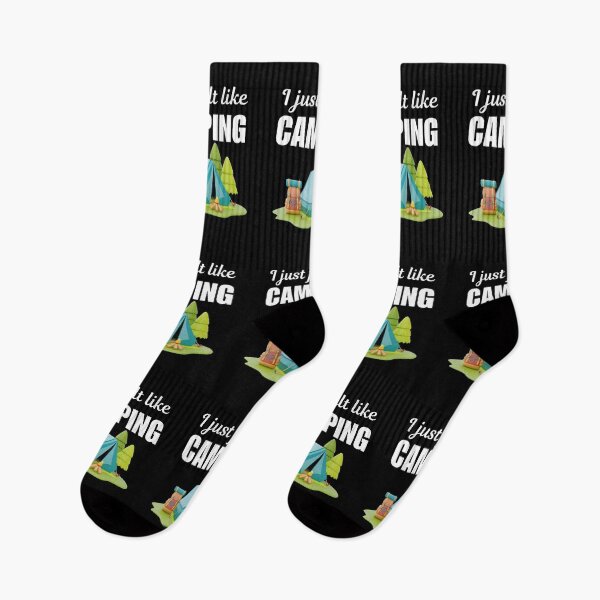 Item preview, I just felt like camping, funny camping lifestyle crew or team buddies quote or saying designed and sold by NBSStore.