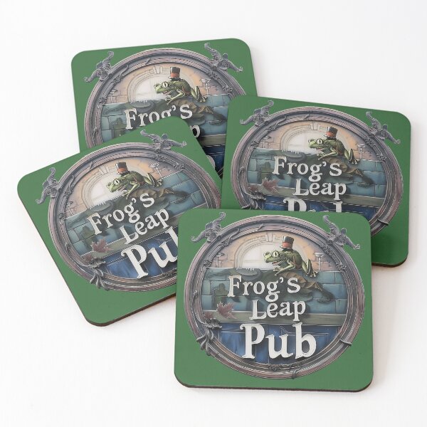Item preview, Frog's Leap Pub: Whimsical Boston Bar Sign designed and sold by David Balzen.