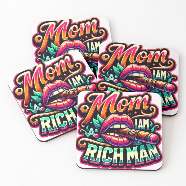 Item preview, Mom I am a rich man designed and sold by Belarte.shop.