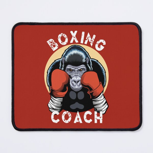 Item preview, Gorilla Boxing Coach Graphic Design designed and sold by TMBTM.